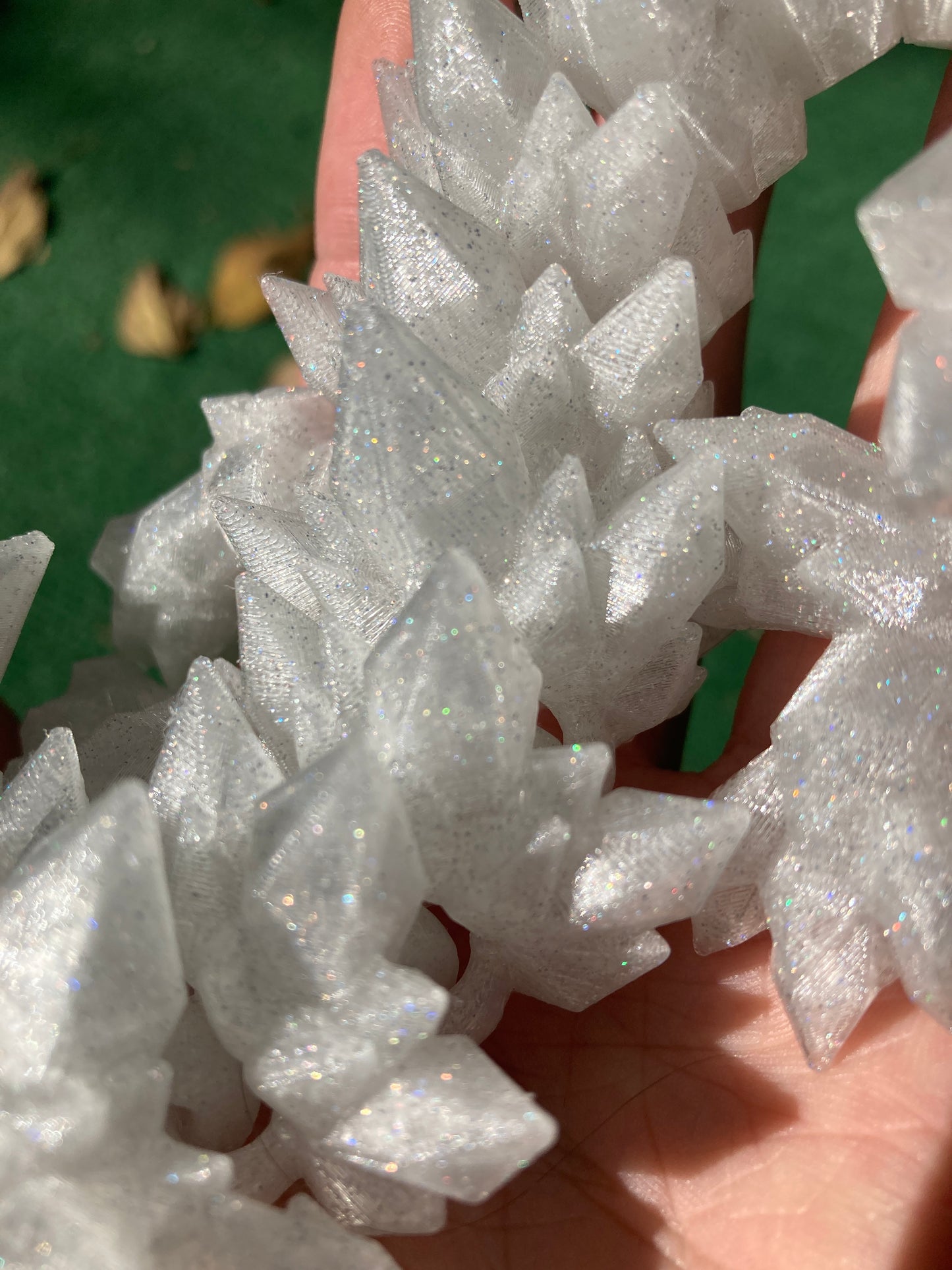 Rainbow Glitter Clear