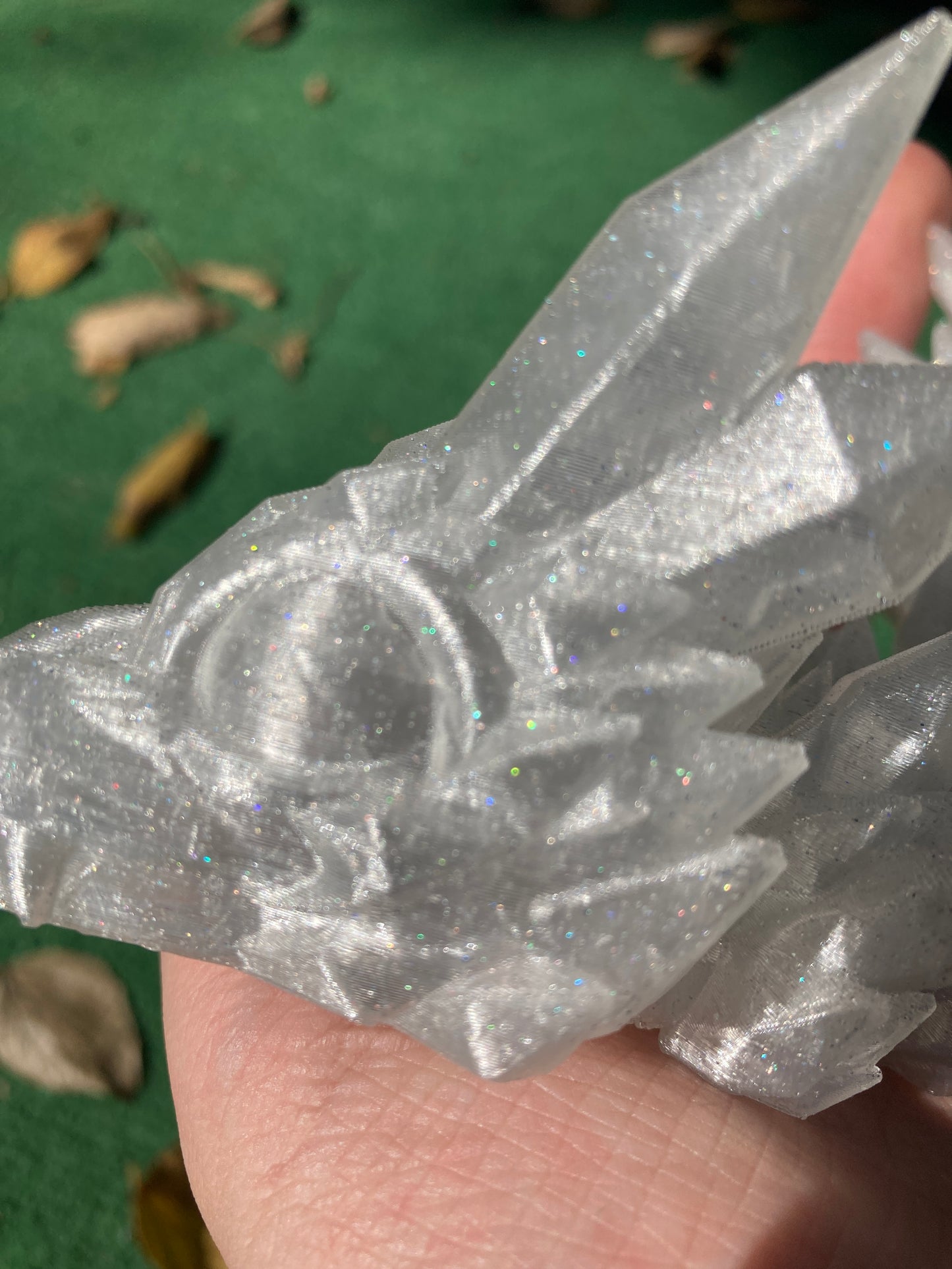 Rainbow Glitter Clear