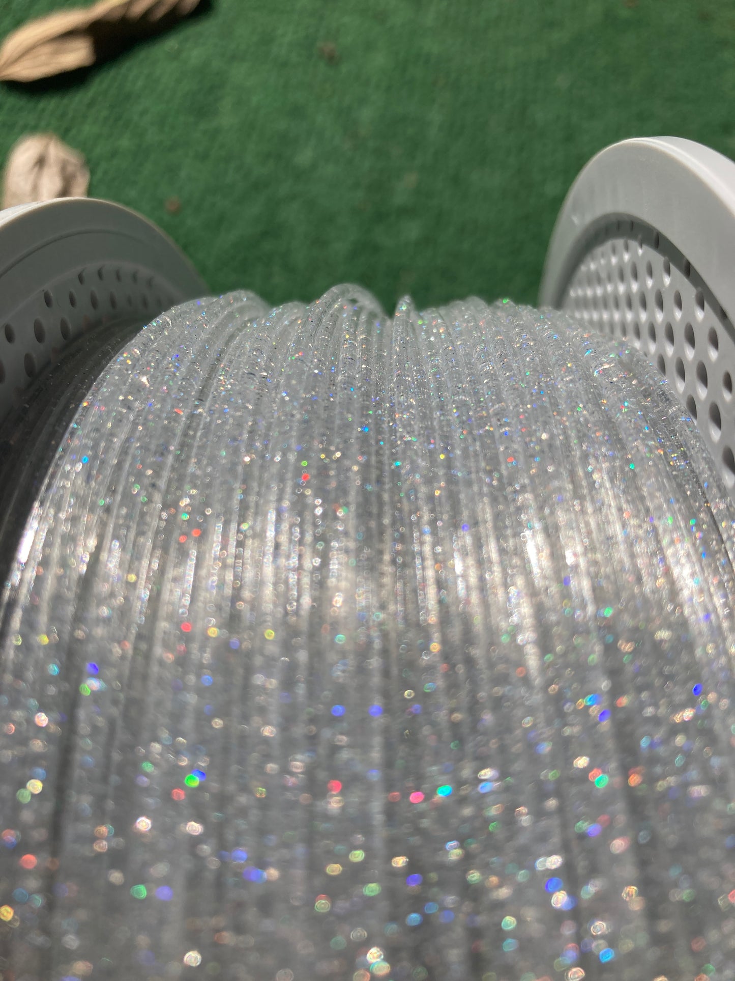 Rainbow Glitter Clear