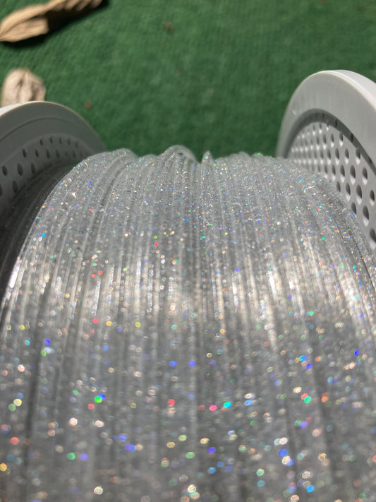 Rainbow Glitter Clear